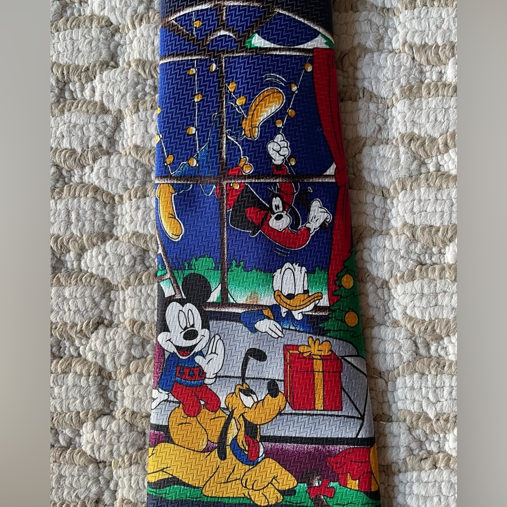 Disney Christmas Silk Tie